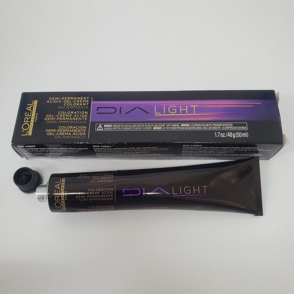 L'Oreal Dia Light‎ Demi Permanent Gel-Creme Cream Hair Color 7.12/7BV Beige Cool